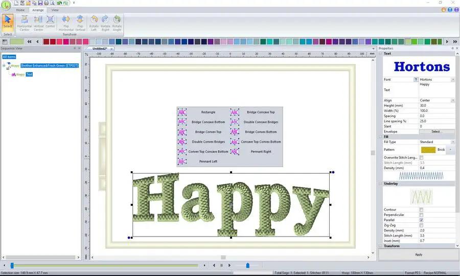 Doorbuster Brother Initial Stitch Embroidery Lettering & Monogramming Software (SAINIT) - Sewingmachinesplus.com