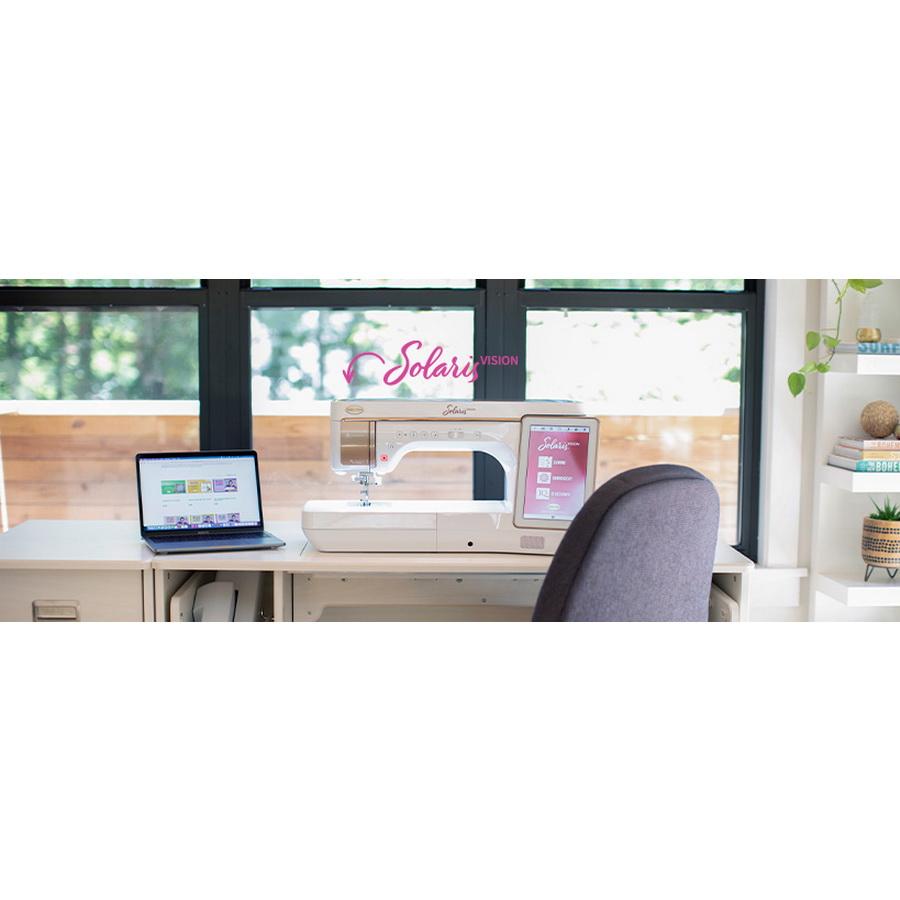Baby Lock Solaris Vision Embroidery, Quilting and Sewing Machine - Sewingmachinesplus.com