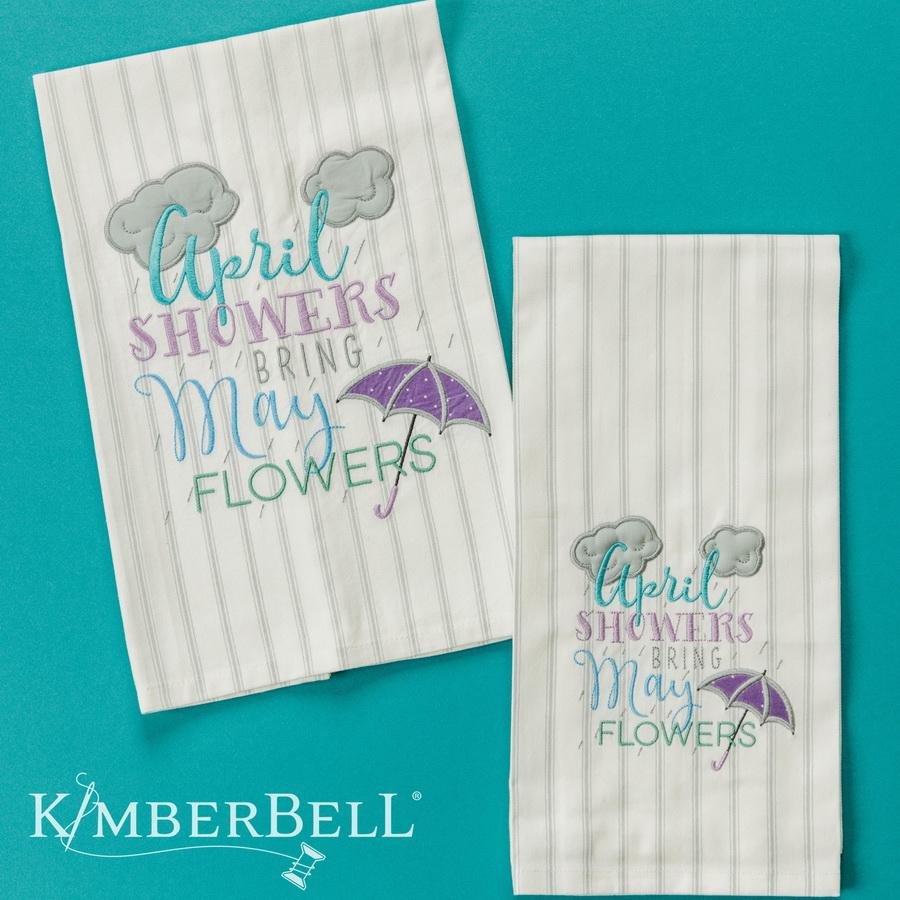 Kimberbell Spring Showers Machine Embroidery - Sewingmachinesplus.com