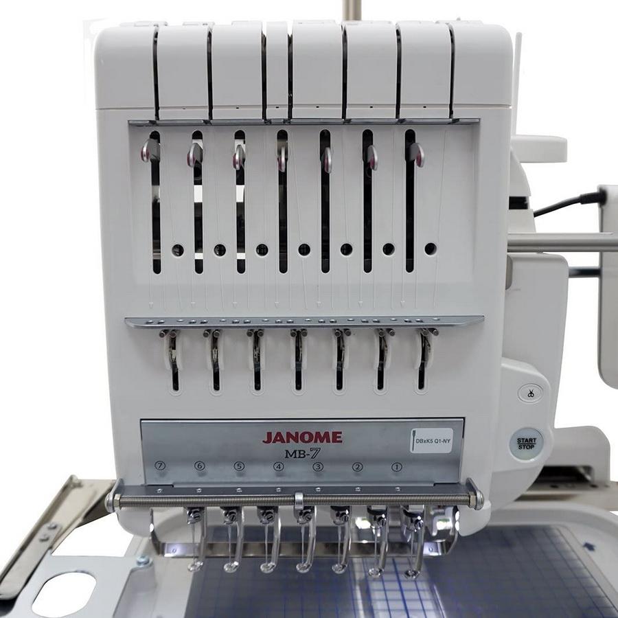 Janome MB - 7 Seven - Needle Embroidery Machine (OPEN BOX MODEL) - Sewingmachinesplus.com