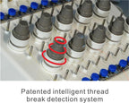 RiCOMA EM-1010 10-Needle Embroidery Machine with Stand & Software