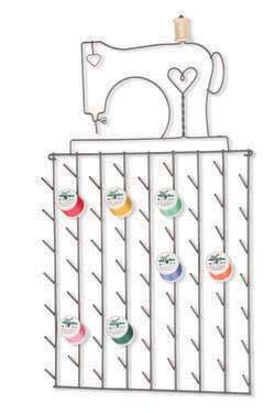 Wire Thread Rack Holds 63 spools of thread A3177