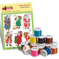 Amazing Designs Santa Claus III with Madeira 18 Spool Thread Kit