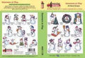 Snowmen at Play Embroidery Designs