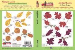 Applique Leaves Embroidery Designs
