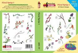Amazing Designs ADC-37 Floral Sprigs I