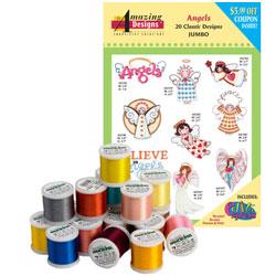 Amazing Designs Angel with Madeira 18 Spool Thread Kit