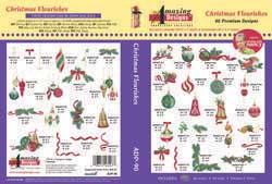 Christmas Flourishes Embroidery Designs