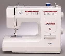 American Home AH500 19 Stitch Free Arm Sewing Machine, Buttonhole, 3 Needle Positions