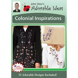 Adorable Ideas embroidery designs - Colonial Inspirations - Sewingmachinesplus.com