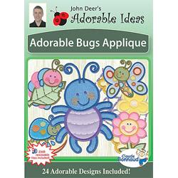 Adorable Ideas embroidery designs - Adorable Bugs Applique - Sewingmachinesplus.com
