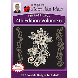 Adorable Ideas embroidery designs - Vintage Lace 4th Edition, Vol 6