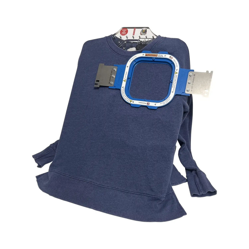 All in 1 Hooper Pro Starter Kit hooping aid, blue frame, Tex Inc.