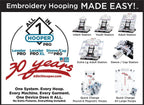 All in 1 Hooper Pro Starter Kit hooping aids with multiple station modules including infant, youth and adult stations.