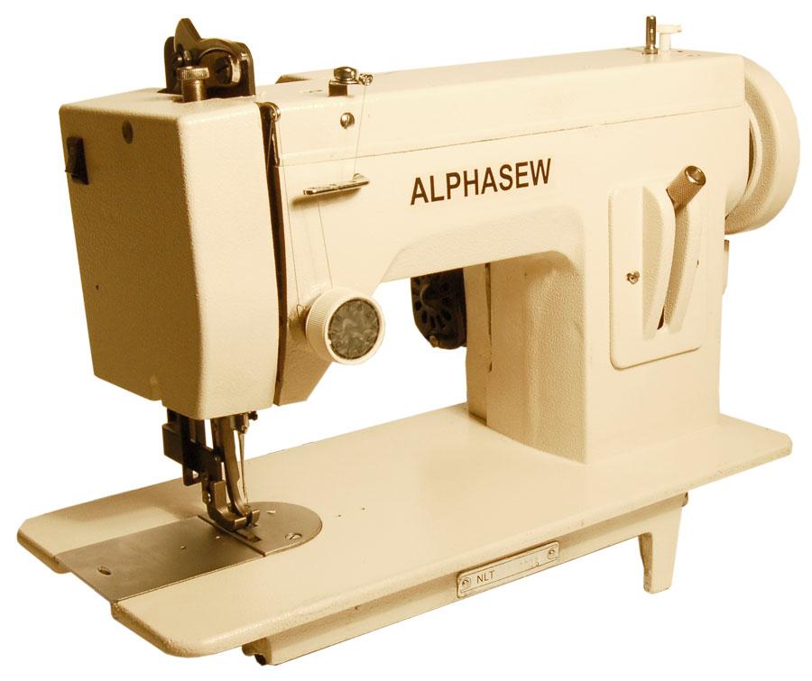 Alphasew PW200 Portable Walking Foot Flat Bed Sewing Machine
