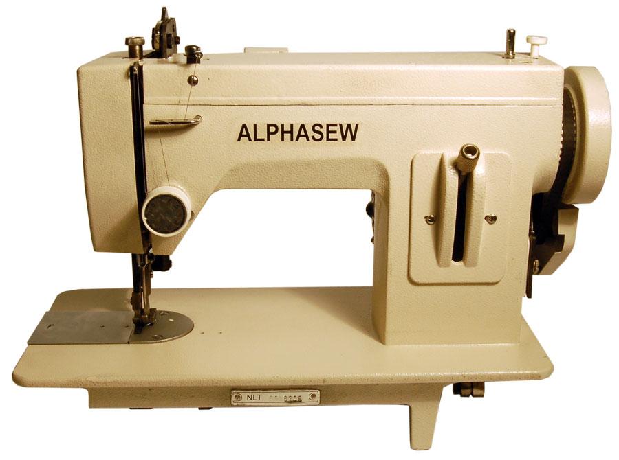 Alphasew PW200 Portable Walking Foot Flat Bed Sewing Machine