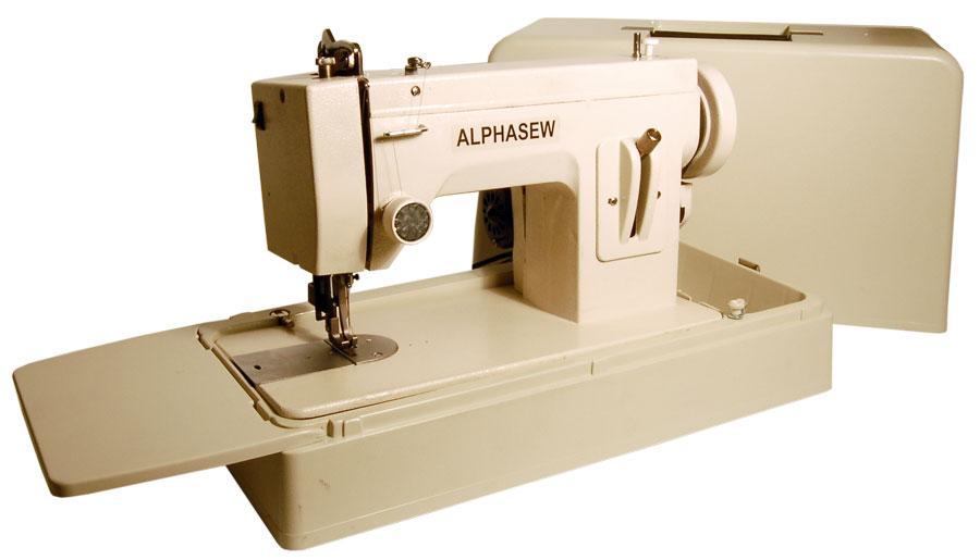 Alphasew PW200 Portable Walking Foot Flat Bed Sewing Machine