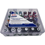Exquisite 30 Pack Thread Bundle & Acrylic Thread Box - 30 x 1000M Spools - Sewingmachinesplus.com