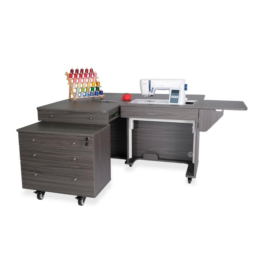 Kangaroo Sewing Furniture - Kangaroo and Joey II - Gray (K8807) - Sewingmachinesplus.com