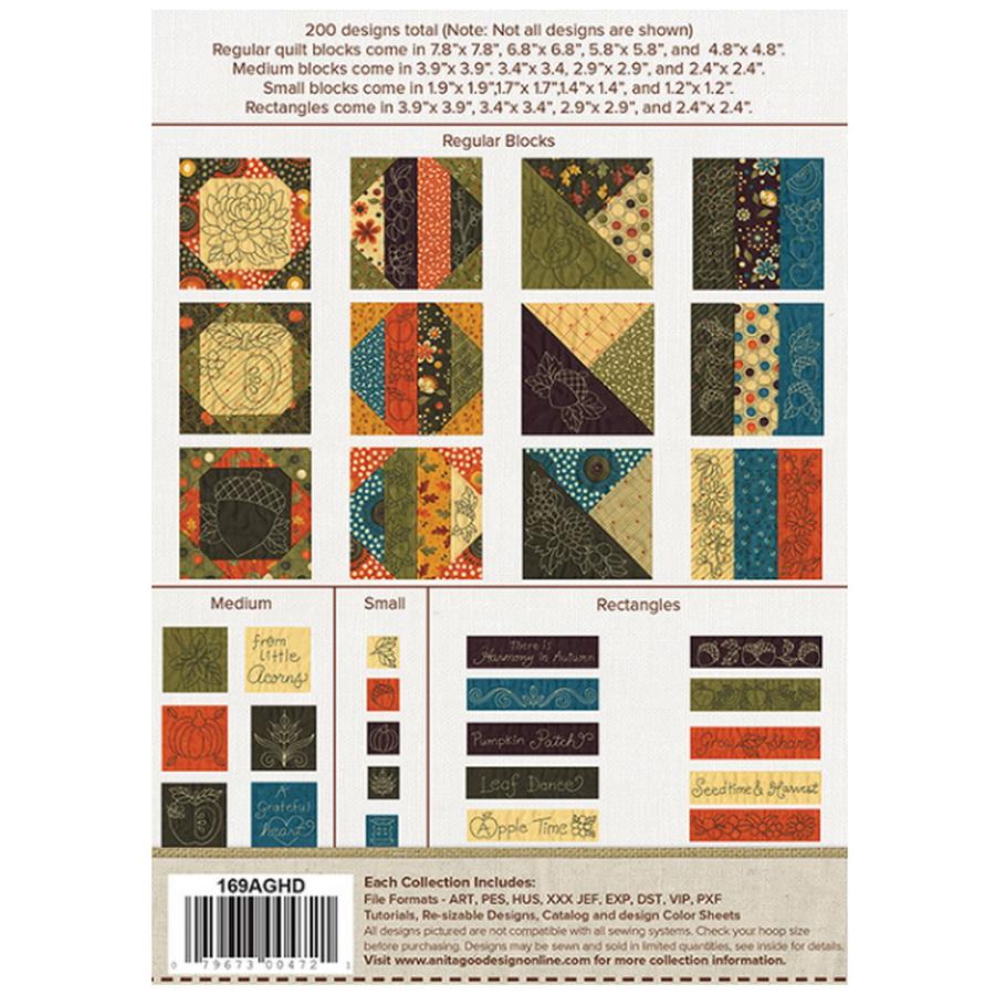 Anita Goodesign Quilt for All Seasons Autumn 169AGHD