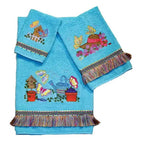 Anita Goodesign Butterflies 19MAGHD embroidery design software on turquoise fabric