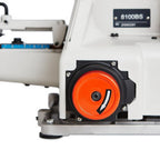 Reliable 8100BS Button Sewer with Direct Drive Machine with Table,  Motor and Uberlight 3100TL Light Lamp
