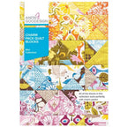 Charm Pack Quilt Blocks embroidery design software by Anita Goodesign; multi-color quilt block collage