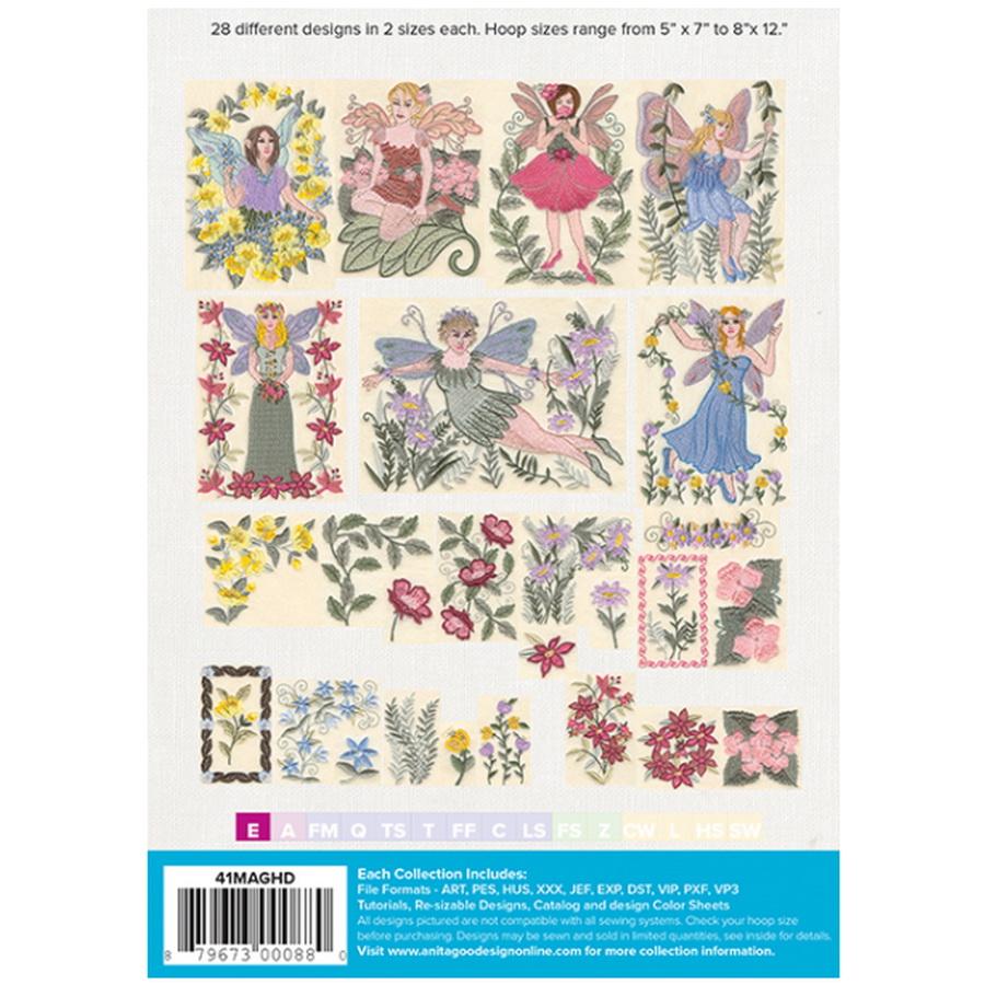 Anita Goodesign Mini Collection Garden Fairies 41MAGHD