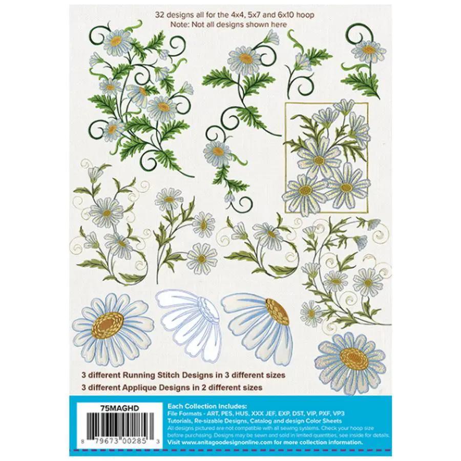 Anita Goodesign Mini Collection Daisies 2 75MAGHD