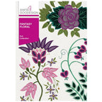 Fantasy Floral embroidery design software by Anita Goodesign; pink, purple and green floral on cover