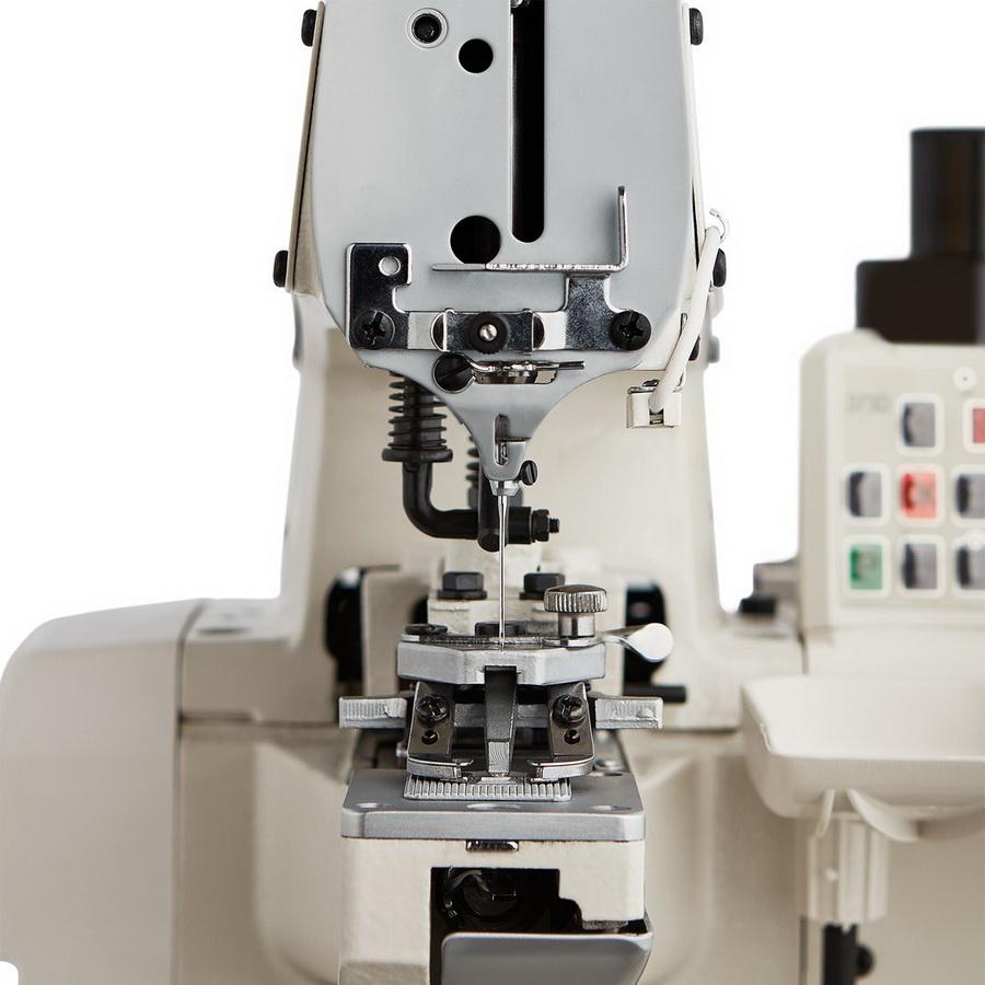 Reliable 8100BS Button Sewer with Direct Drive Machine with Table,  Motor and Uberlight 3100TL Light Lamp