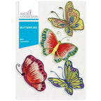 Butterflies embroidery design collection by Anita Goodesign, 4 colorful butterflies