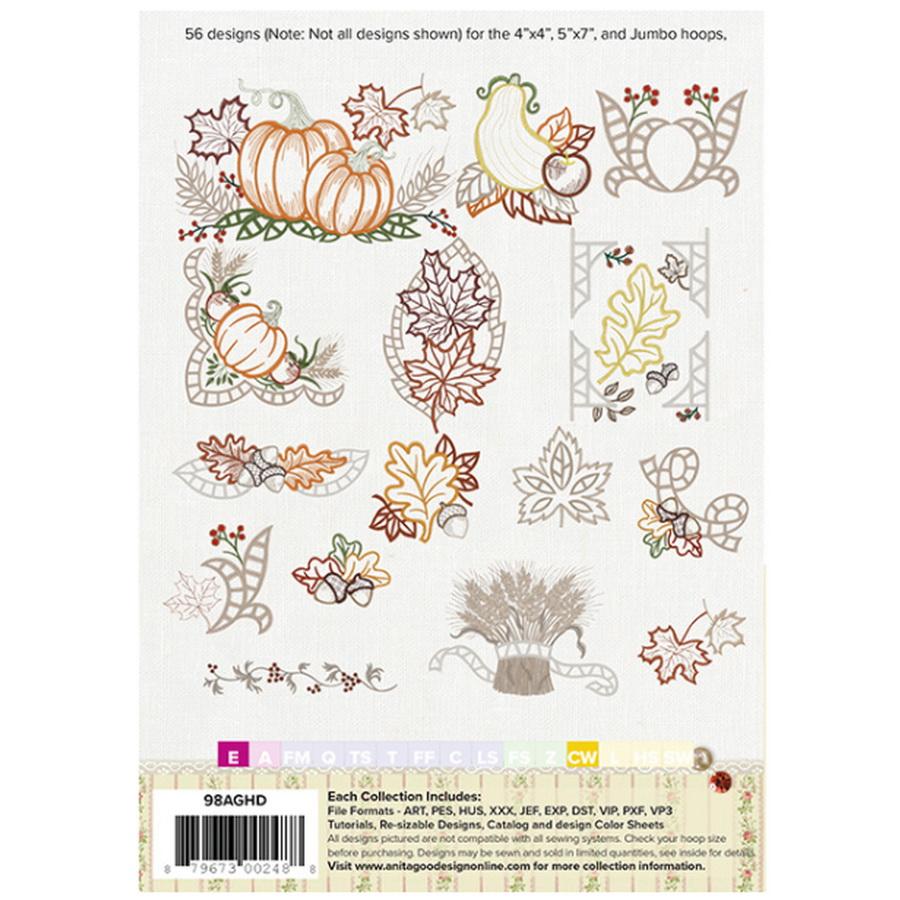Anita Goodesign Autumn Cutwork (56 Designs)