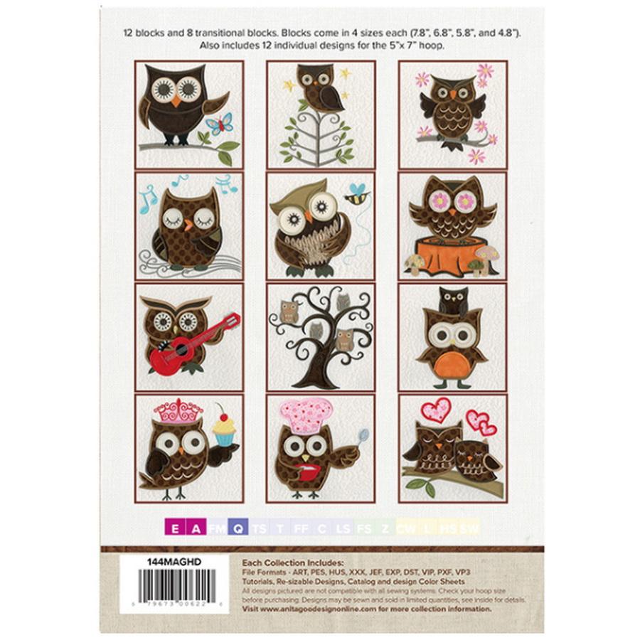 Anita Goodesign Mini Collection Hoot! 144MAGHD
