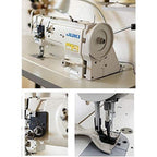 Juki DNU-1541S Single Needle Walking Foot  (w/ Safety Mechanism) Lockstitch Machine w/ Table & Motor