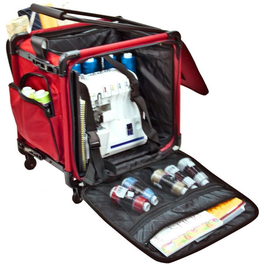 Tutto 17" Serger on Wheels RED