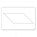 Sizzix Bigz L Die Chevron shape for cutting machines, 5 in x 2.5 in unfinished