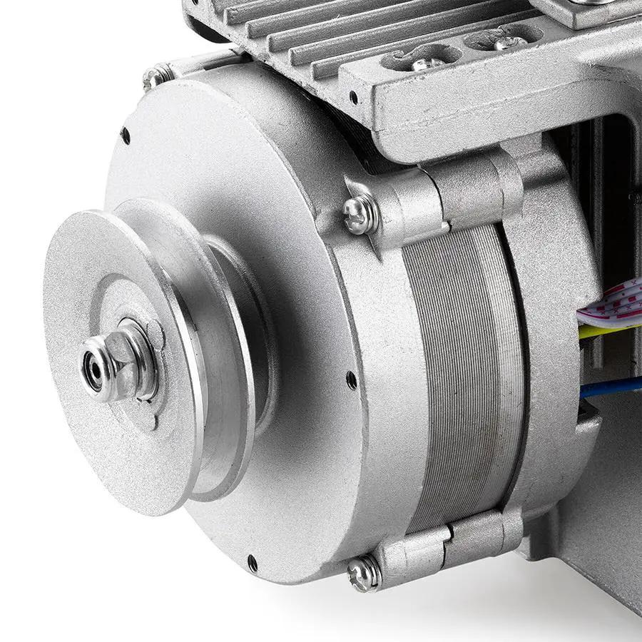 Sewquiet 6000SM brushless DC servo motor with metallic silver finish