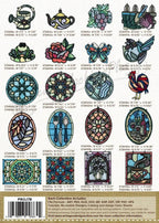 Anita Goodesign Sun Catchers embroidery designs collection, Proj78, stained-glass style motifs.