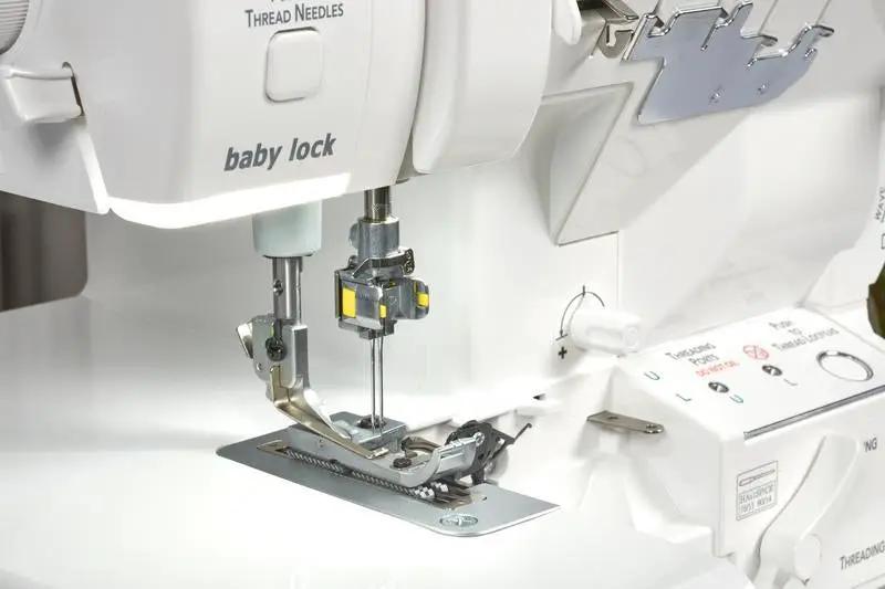 Baby Lock Serenity 4-Thread Serger sewing machine, white