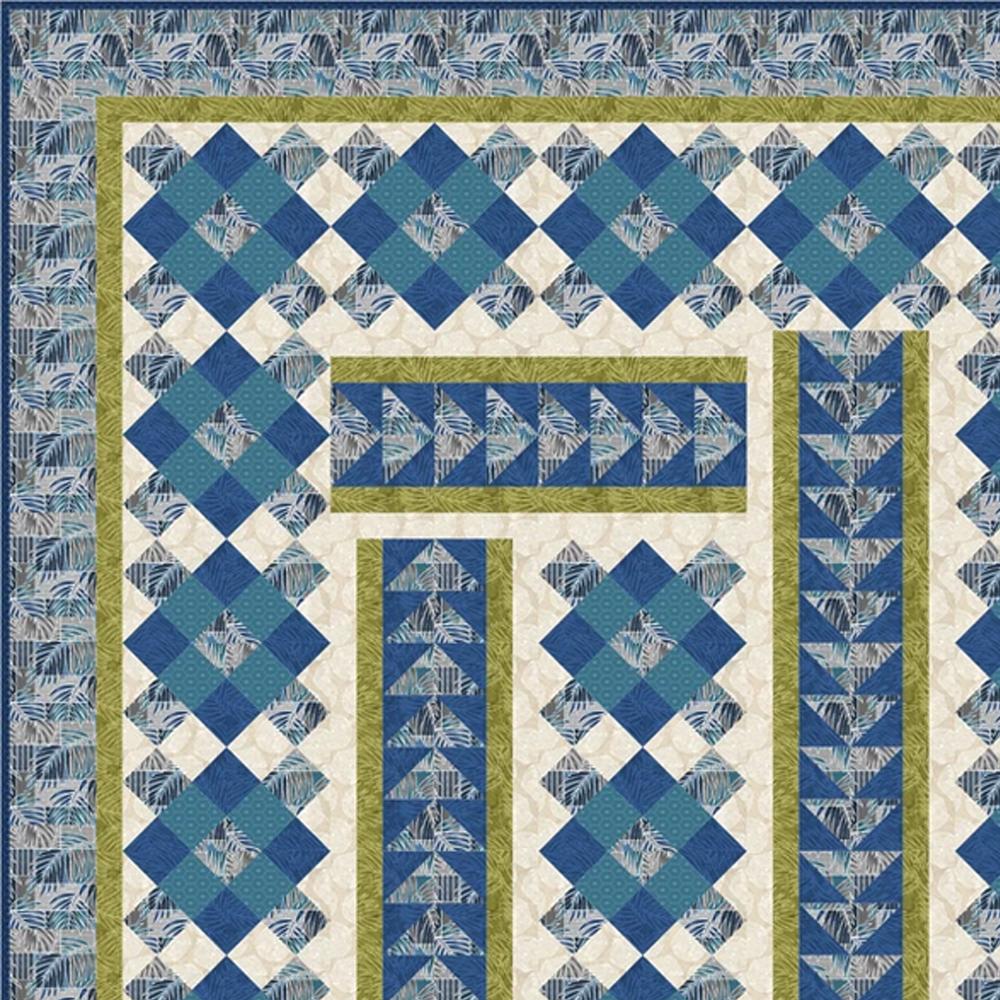 Bound To Be Quilting Geese In The Courtyard Quilting Pattern - Sewingmachinesplus.com