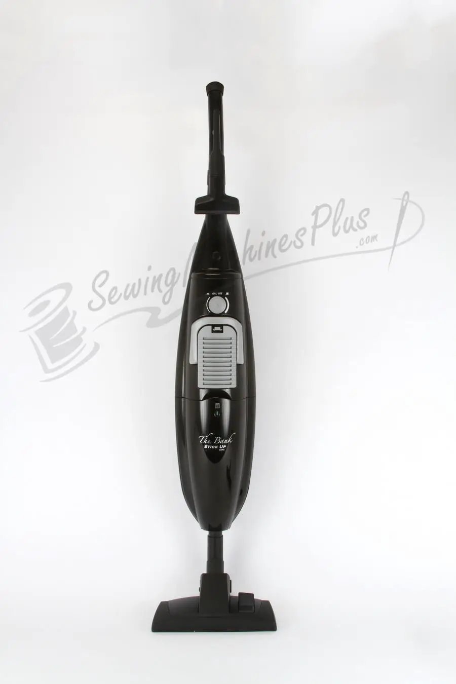 The Bank Stick Up HEPA vacuum, black stick vacuum for hard floors.