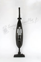 The Bank Stick Up HEPA vacuum, black stick vacuum for hard floors.