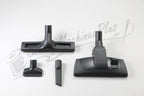 The Bank Stick Up HEPA vacuum with 5-piece gray accessory set and main floor head