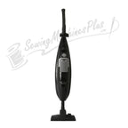 The Bank Stick Up HEPA hard-floor vacuum, black stick cleaner with silver vent panel and floor nozzle