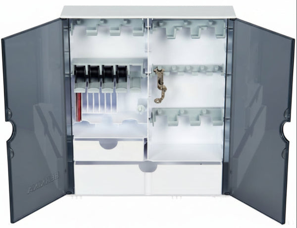 Bernina 700E accessory kit with needles, bobbins, embroidery foot and two storage drawers 