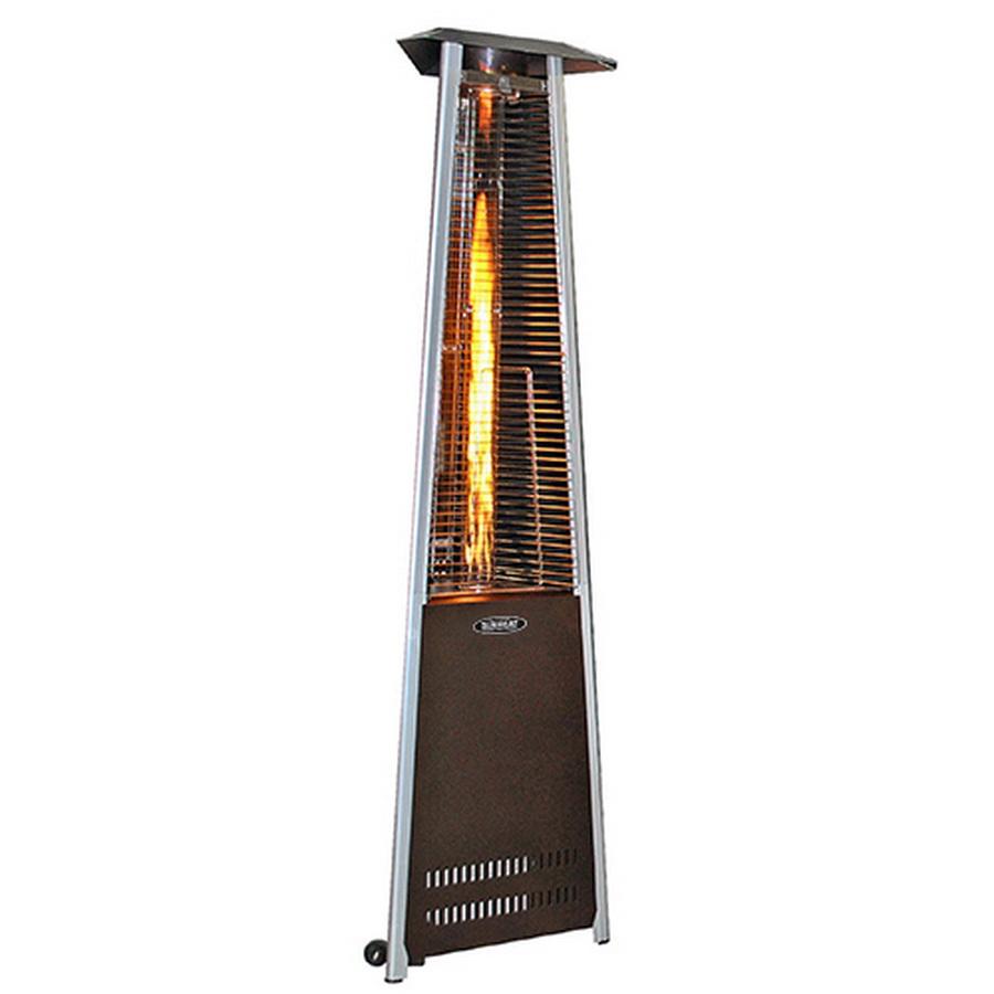 Sunheat Decorative Flame Triangle Golden Hammer Patio Heater PHTRGH