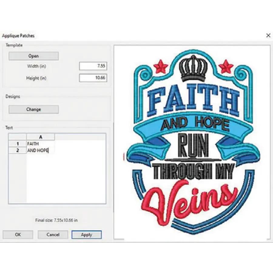 DIME Patches and Applique Maker Software - Sewingmachinesplus.com