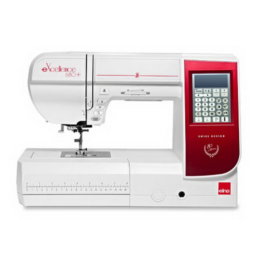 Elna eXcellence 680 Plus 80th Anniversary Edition Computerized Sewing Machine - Sewingmachinesplus.com
