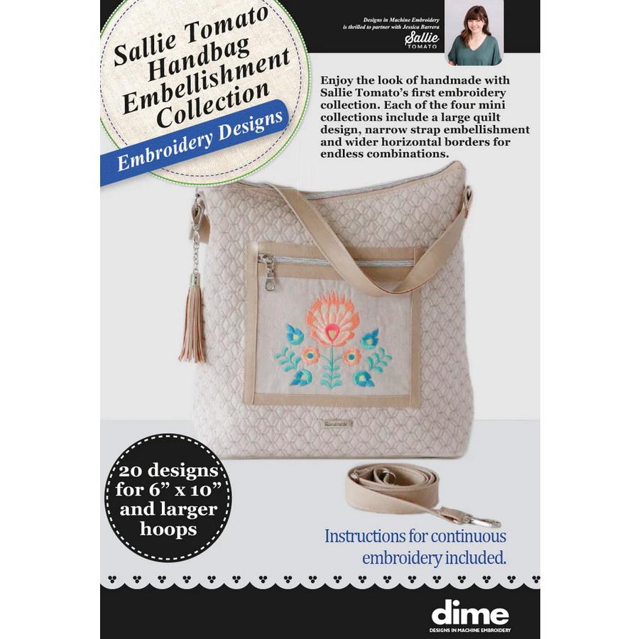 Sallie Tomato Handbag Embroidery Collection - Download/Card - Sewingmachinesplus.com